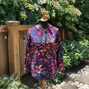 Juicy Couture Tie Dye Swirl French Terry Hoodie